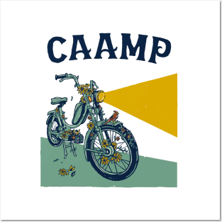 Caamp motorbike Posters and Art